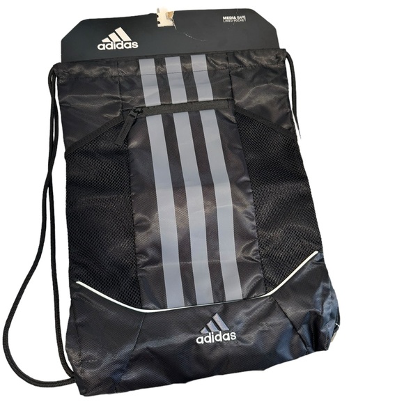 Adidas fat stripes SackPack - Picture 1 of 5
